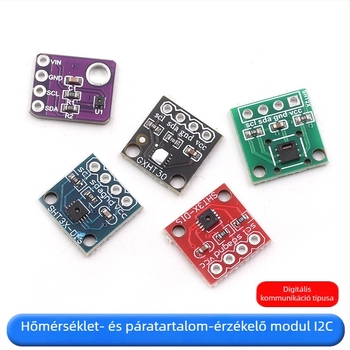 SHT20/SHT30/31/35 hőmérséklet- és páratartalom-szenzor modul, I2C digitális interfész, széles feszültség-tartomány