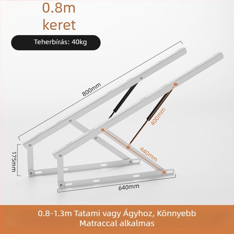 Tatami ágyakhoz gázrugók, lamellás keretekhez hidraulikus tartórudak, pneumatikus ágynemelők