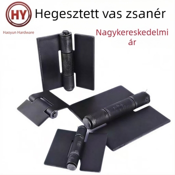 Súlyos teherbírású hegesztett zsanérok, vastagított szimmetrikus levehető vas zsanérok ajtókhoz