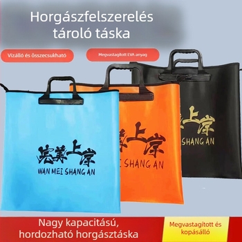 Összecsukható vízálló horgász táska élő halakhoz és felszerelés tárolásához