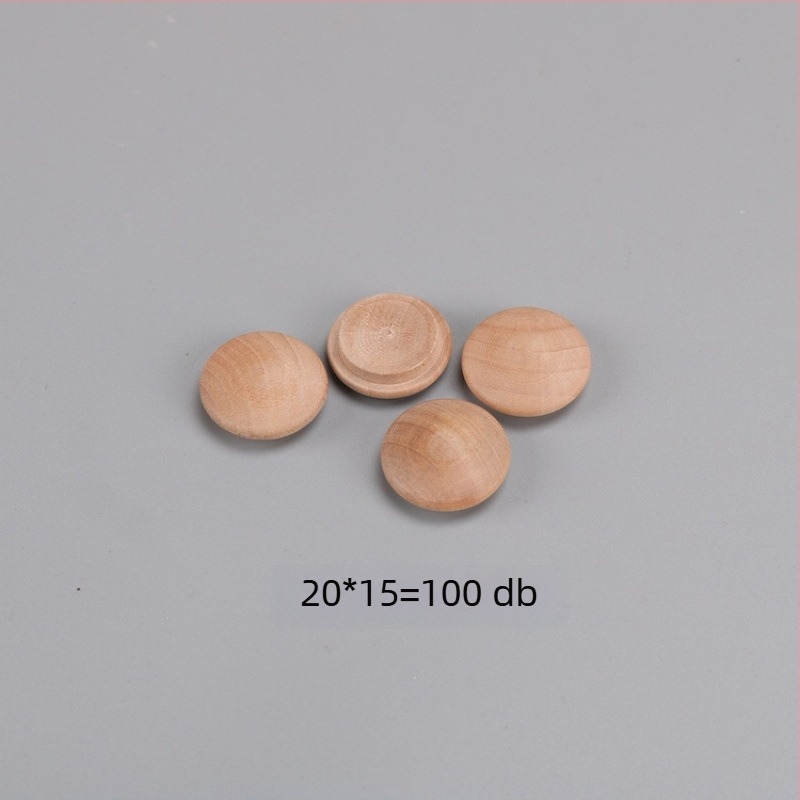 Lépcsőkorlát fából készült fedél, 40×35 mm, dekoratív tömörfa fedél, csavarfurat fedő