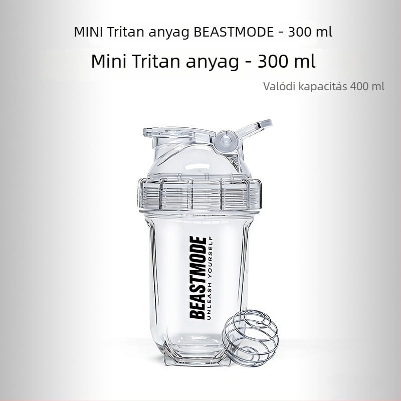 Fitnesz shaker pohár, hőálló fehérje shaker, tejshake keverő és vízkeverő, nyári használatra