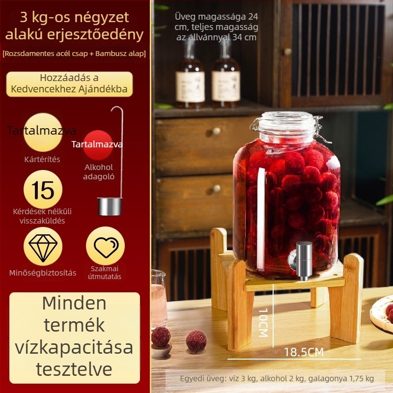 Üvegek bor fermentálásához, üres üvegek házi gyümölcsbornak, zárható boros tartályok