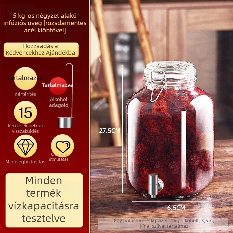 Üvegek bor fermentálásához, üres üvegek házi gyümölcsbornak, zárható boros tartályok