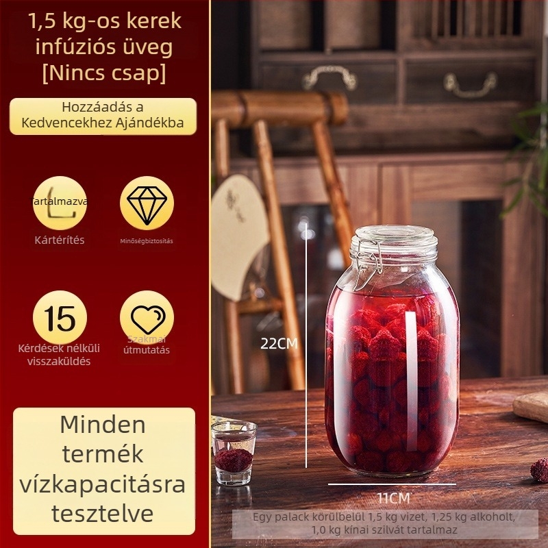 Üvegek bor fermentálásához, üres üvegek házi gyümölcsbornak, zárható boros tartályok