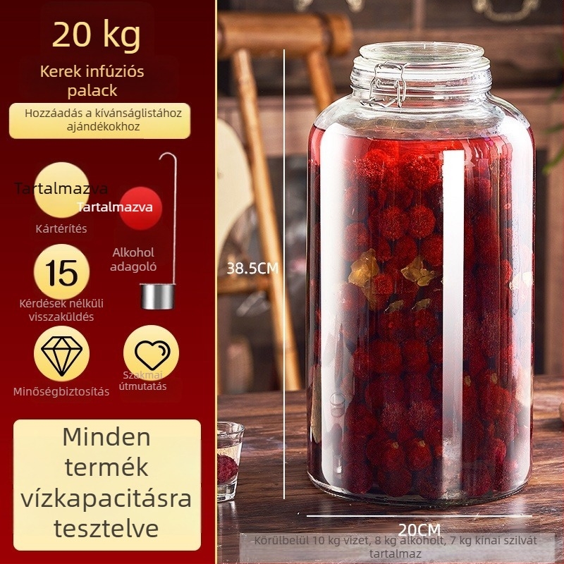 Üvegek bor fermentálásához, üres üvegek házi gyümölcsbornak, zárható boros tartályok