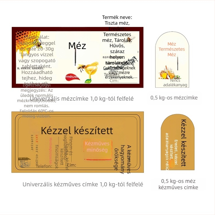 Átlátszó vastagított műanyag mézesüveg fedéllel, lezárt tartály, legfeljebb 300 ml