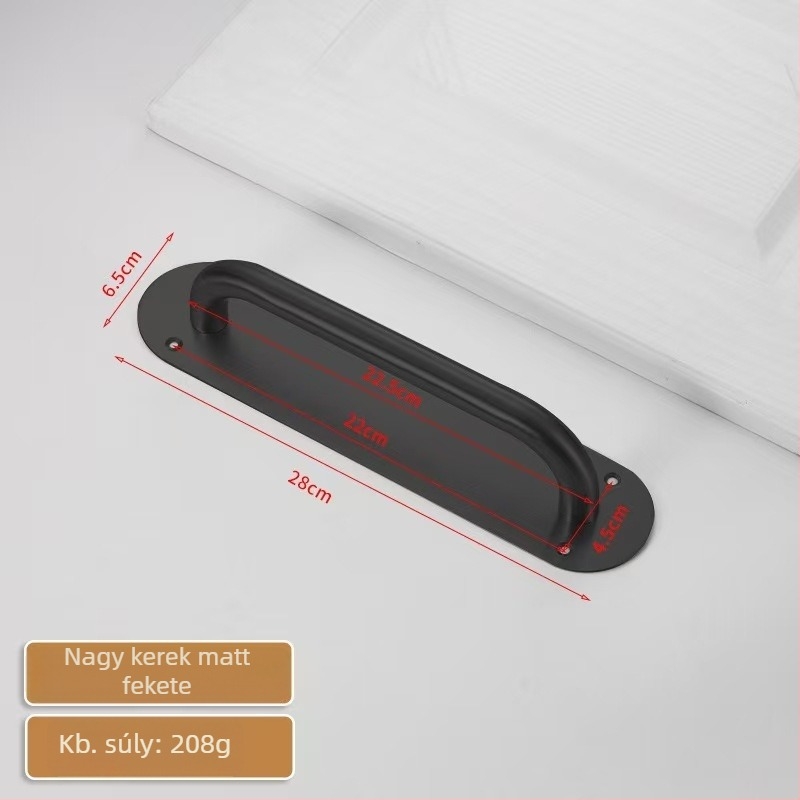 Rozsdamentes acél ajtónyél push-pull lemez gravírozott szöveggel, tűzálló vészkijárati kilincs