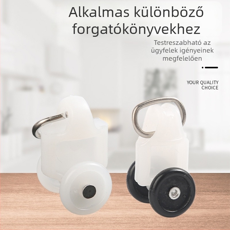 Függönycsatorna tartozékok: görgők, egyenes és ívelt sínek, kampók
