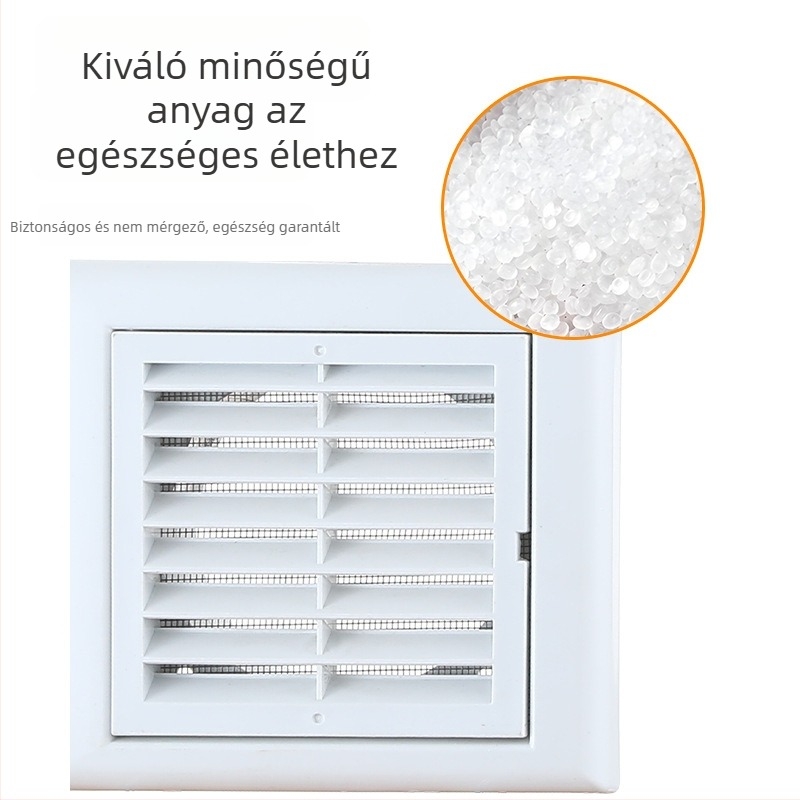 PP rácsos falventilációs kimenet, egy rétegű