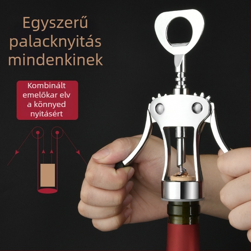 Tianxi rozdsmentes acélból készült, multifunkcionális bor- és sörnyitó készlet, személyre szabott otthoni használatra