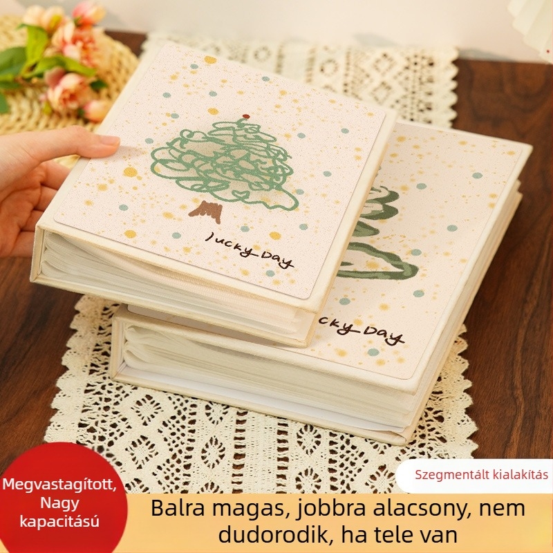 Kis emlékfotóalbum nagy kapacitással 3–7 hüvelykes fotókhoz, párok és barátnők számára