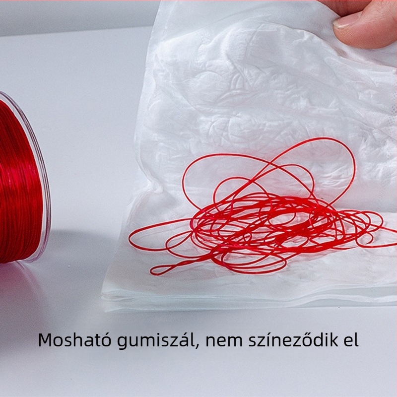 Rugalmas lapos zsinóros karkötő kristály gyöngyökkel
