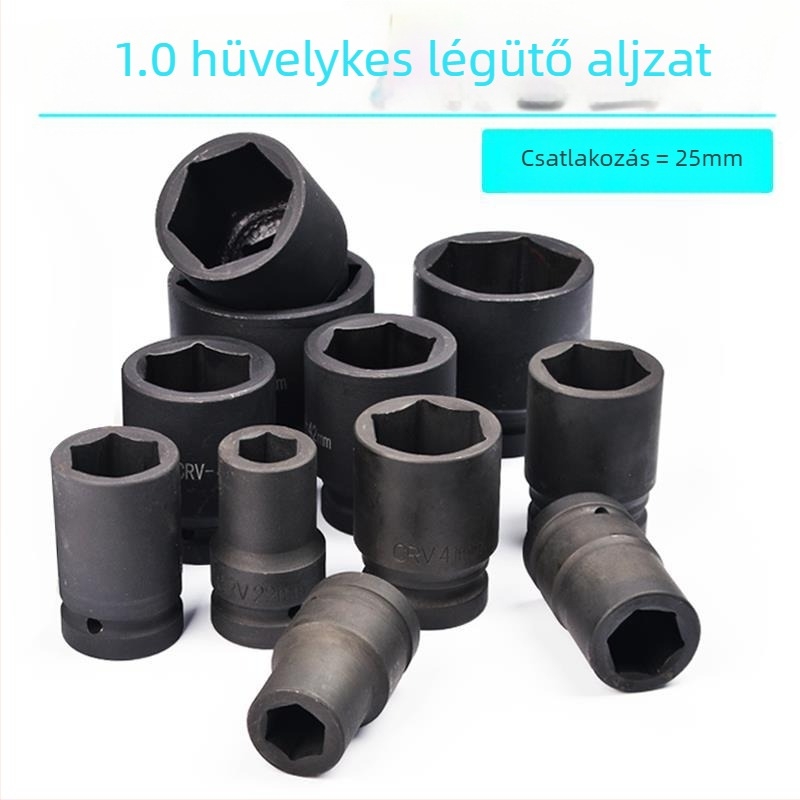 Masszív pneumatikus villáskulcs-készlet, 1 hüvelyk / 25 mm interfésszel