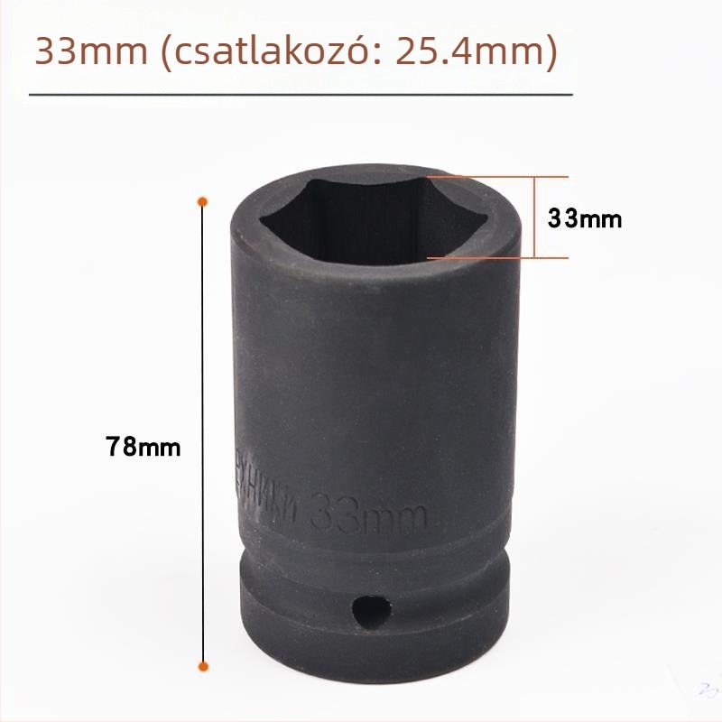 Masszív pneumatikus villáskulcs-készlet, 1 hüvelyk / 25 mm interfésszel