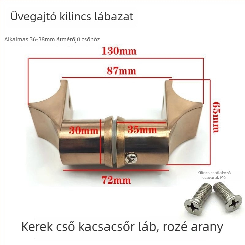 Rozsdamentes acélból készült tolóajtó fogantyú-kiegészítő, négyzetes cső, kefés felület