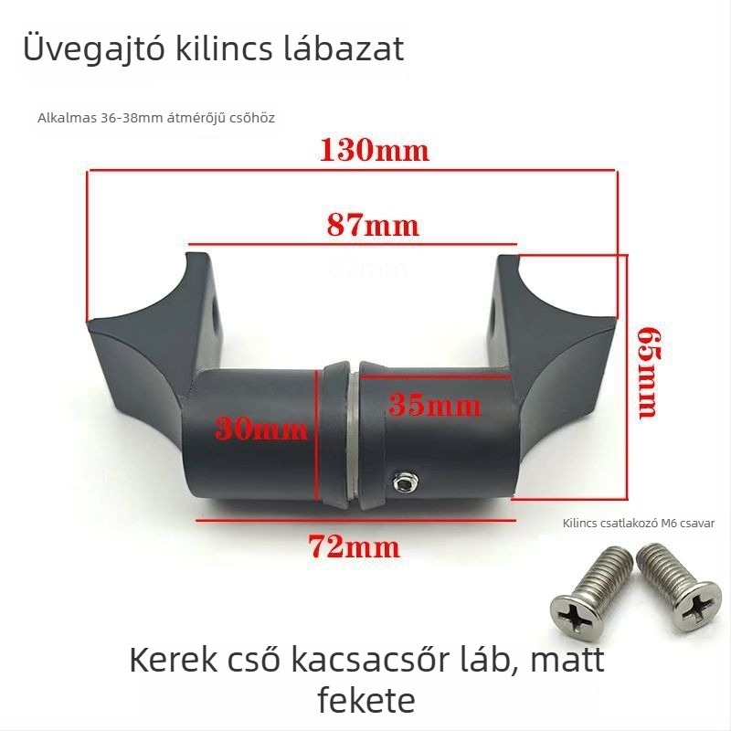 Rozsdamentes acélból készült tolóajtó fogantyú-kiegészítő, négyzetes cső, kefés felület