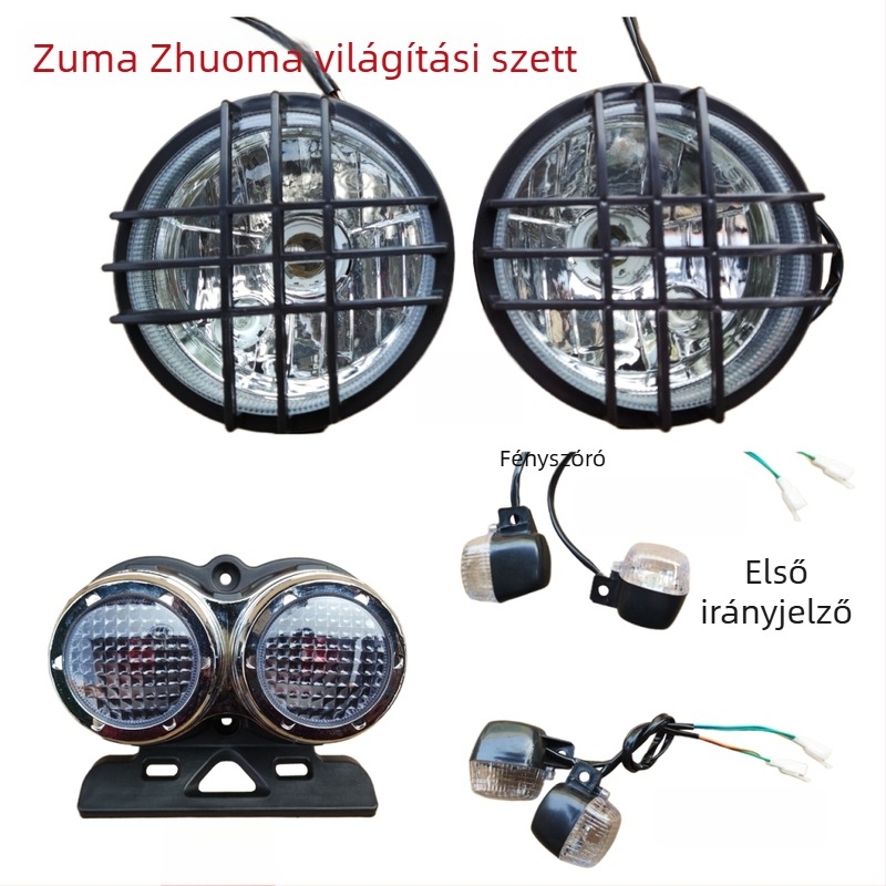 Elektromos robogó külső burkolat készlet: műanyag burkolat, világítótestek, lámpabúrák, ülés formájú vödör, üléspárna, pedálok, sárvédők