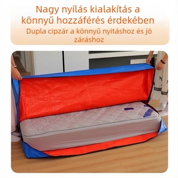 Matrac csomagoló táska – vízálló fogantyúval és cipzárral, mozgáshoz