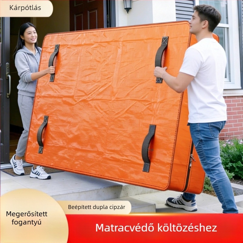 Matrac csomagoló táska – vízálló fogantyúval és cipzárral, mozgáshoz