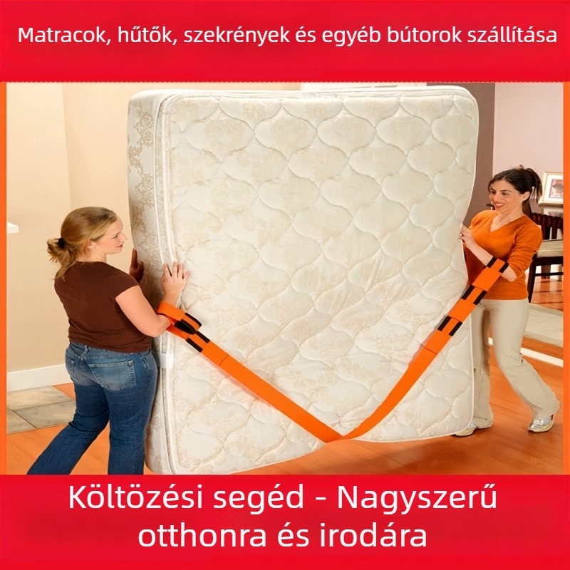 Matrac csomagoló táska – vízálló fogantyúval és cipzárral, mozgáshoz