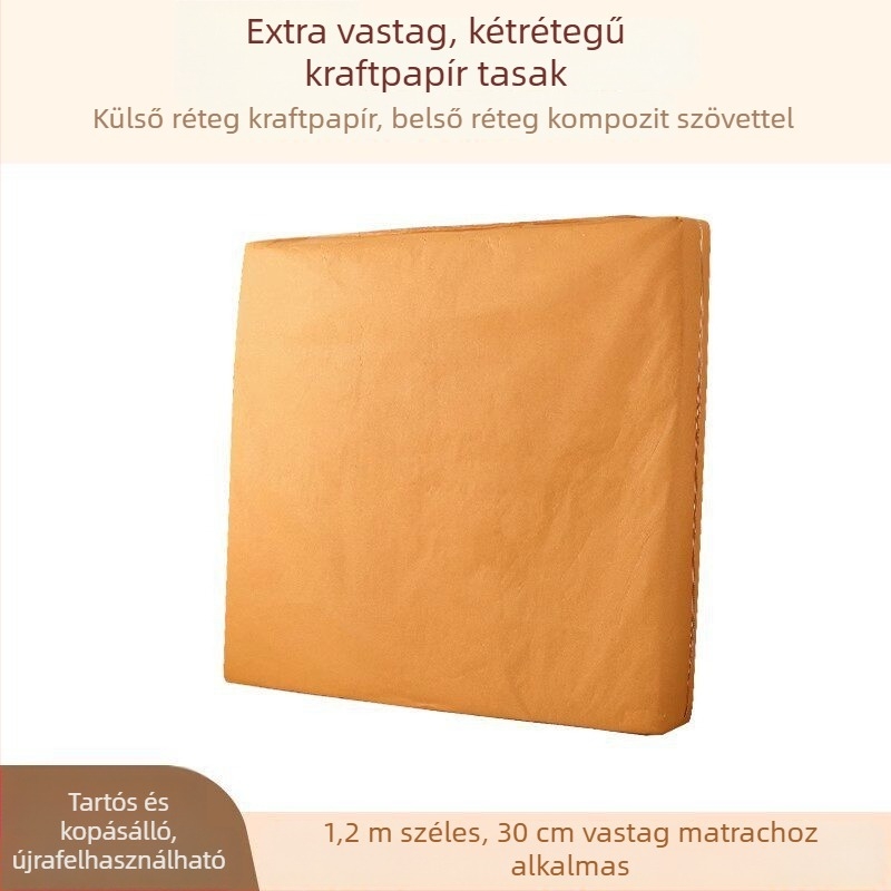 Matrac csomagoló táska – vízálló fogantyúval és cipzárral, mozgáshoz
