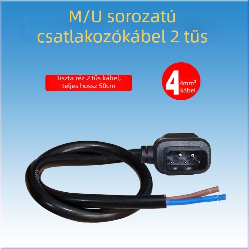 NIU lítium-ion akkumulátoros elektromos járműhöz készült konverziós adapter kábel, férfi és női csatlakozókkal, N1GF töltőállomáshoz