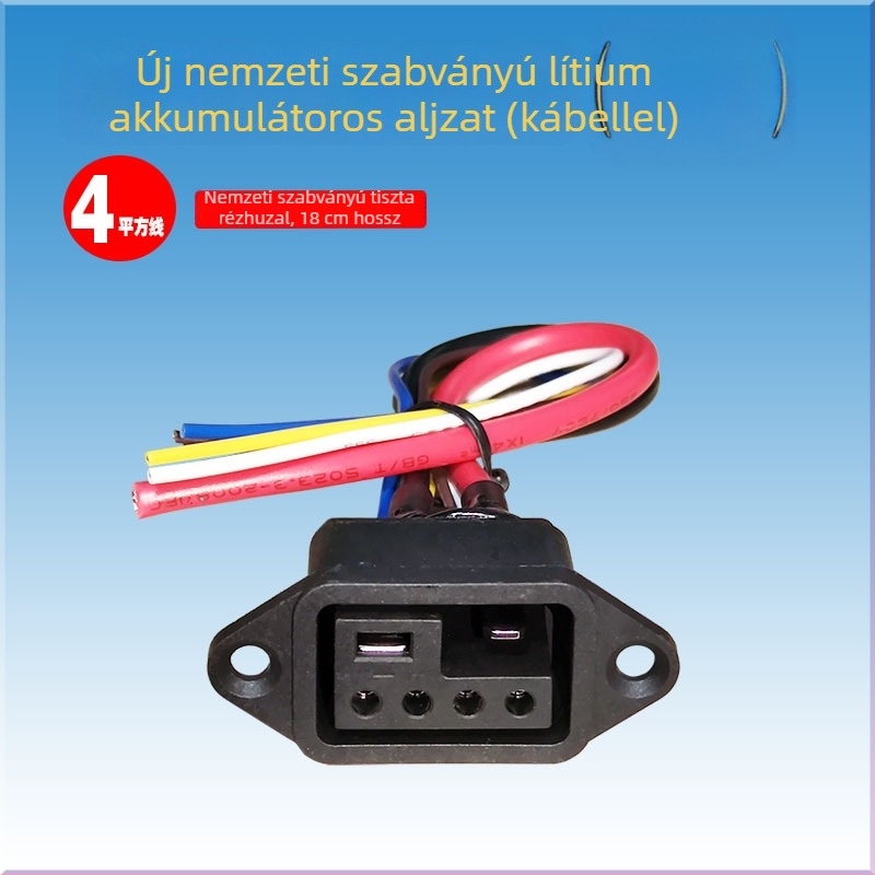 NIU lítium-ion akkumulátoros elektromos járműhöz készült konverziós adapter kábel, férfi és női csatlakozókkal, N1GF töltőállomáshoz
