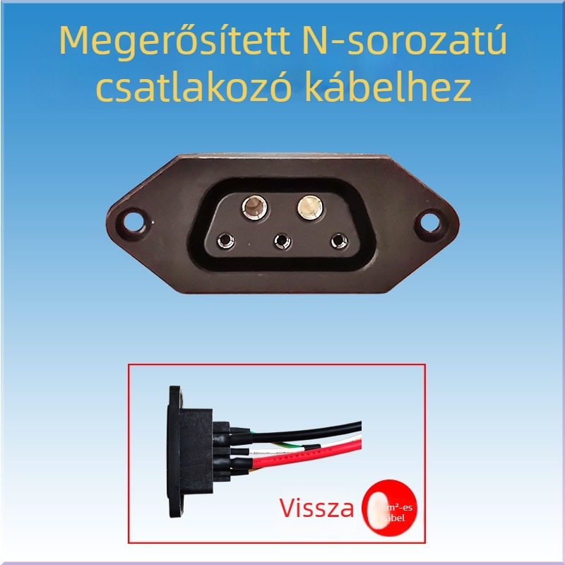 NIU lítium-ion akkumulátoros elektromos járműhöz készült konverziós adapter kábel, férfi és női csatlakozókkal, N1GF töltőállomáshoz