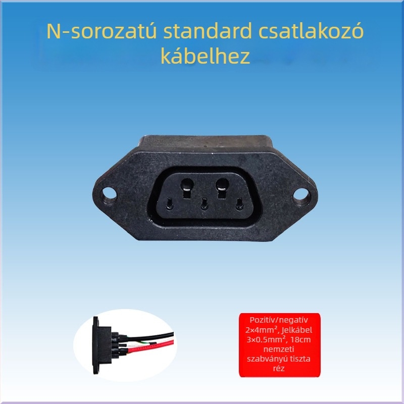 NIU lítium-ion akkumulátoros elektromos járműhöz készült konverziós adapter kábel, férfi és női csatlakozókkal, N1GF töltőállomáshoz