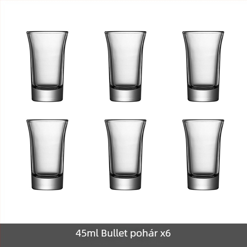 Bullet Cup shot pohárkészlet B-52 koktél pohárral és bárpoharakkal