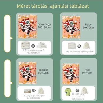 2024 Új otthoni vákuumos tömörítő zsákok – 11 részes ágyneműtömörítő készlet pumpával és tömítéssel