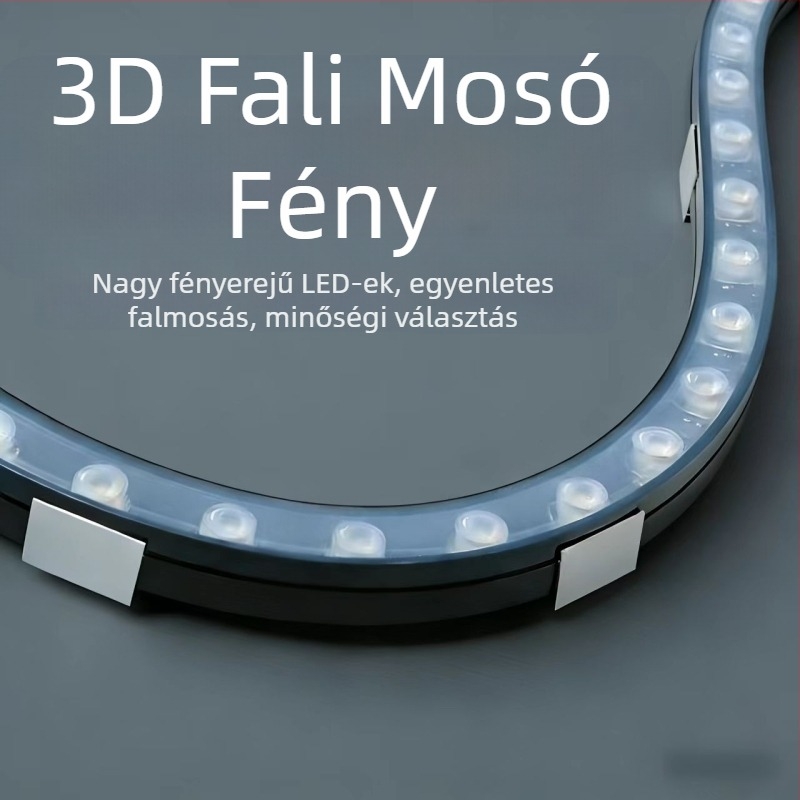 Rugalmas kültéri LED falmosó lámpa, 3D, vízálló lineáris világítás homlokzatra
