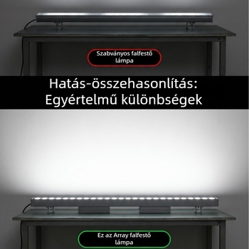 LED falmosó lámpa, kültéri lineáris RGB kontúr világítás a homlokzatra