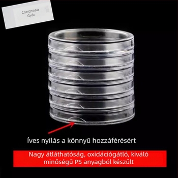 Sárkányév zodiákus érme védő- és tároló doboza, 40 darab kígyóév emlékérme gyűjtemény, kizárólag új ügyfeleknek