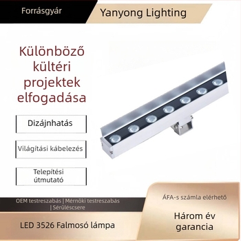 Kültéri LED 18W falmosó lámpa, vízálló külső falra