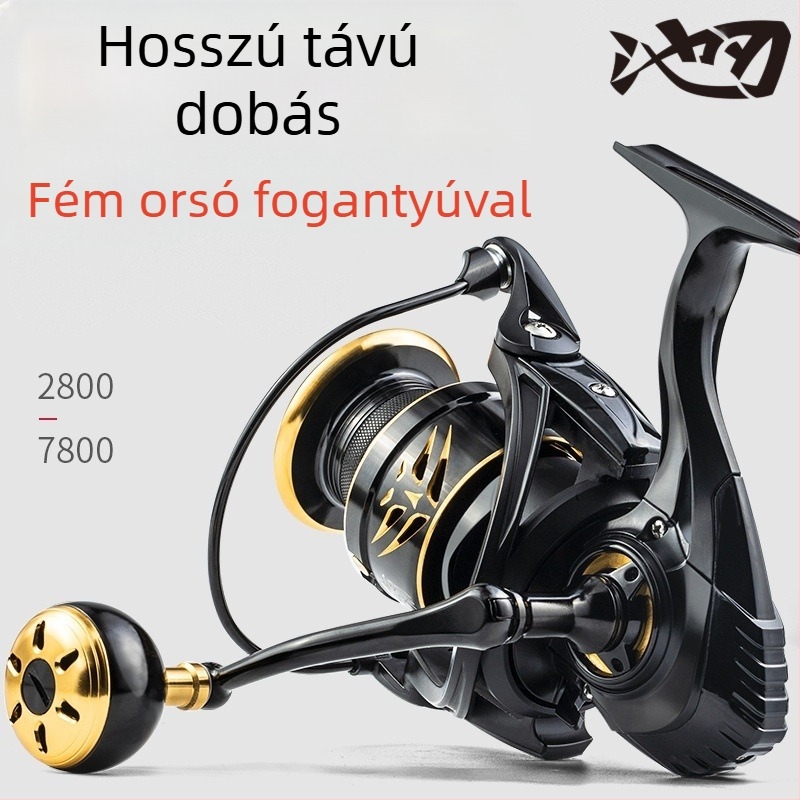 Pool Blade fémből készült horgászorsó nagy halakhoz — spinning és casting orsó, hosszú távú dobás