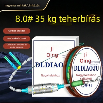 Cloud Flying Fish nagy halakhoz tervezett fő horgász damillal készlet, teljes készlet, nagy szakítószilárdsággal, Grass Carp és Silver Carp számára