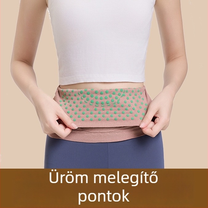Önmelegítő deréköv bársonyszsebekkel