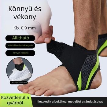 Szellőző sportos bokaortézis, kosárlabda, tollaslabda és futás számára; kompressziós támogatás a boka stabilizálásáért