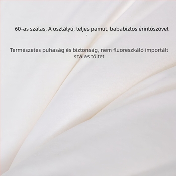 Mind az évszakokhoz ideális hotelminőségű háromvédelmes párnakeret, 100% pamut huzat, nyaki támasz, alvást segítő, mély alvás, egy darab párna