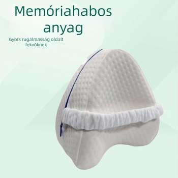Memóriahabos térd párna pánttal, szív alakú dizájnnal — Contour Legacy Leg Pillow, lassú visszacsatolás