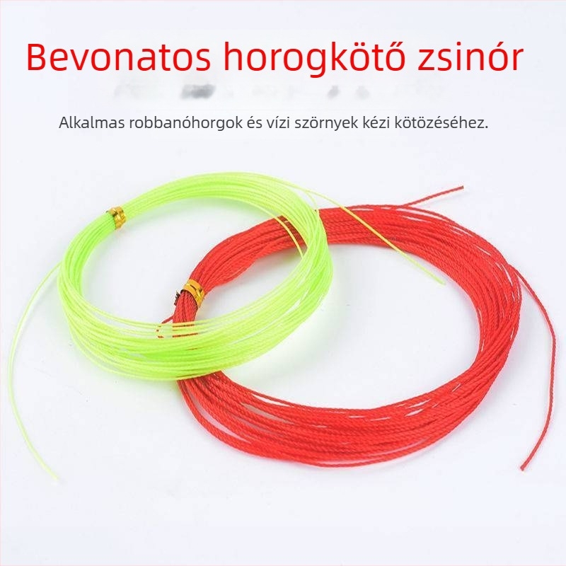 Kaisi fluoreszcens nylon fonott horgász főelővonal, kopásálló