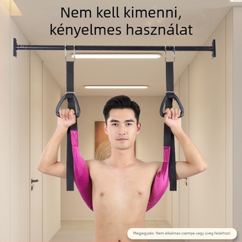 Otthoni ágyéki trakciós készülék deréktámasztó pánttal