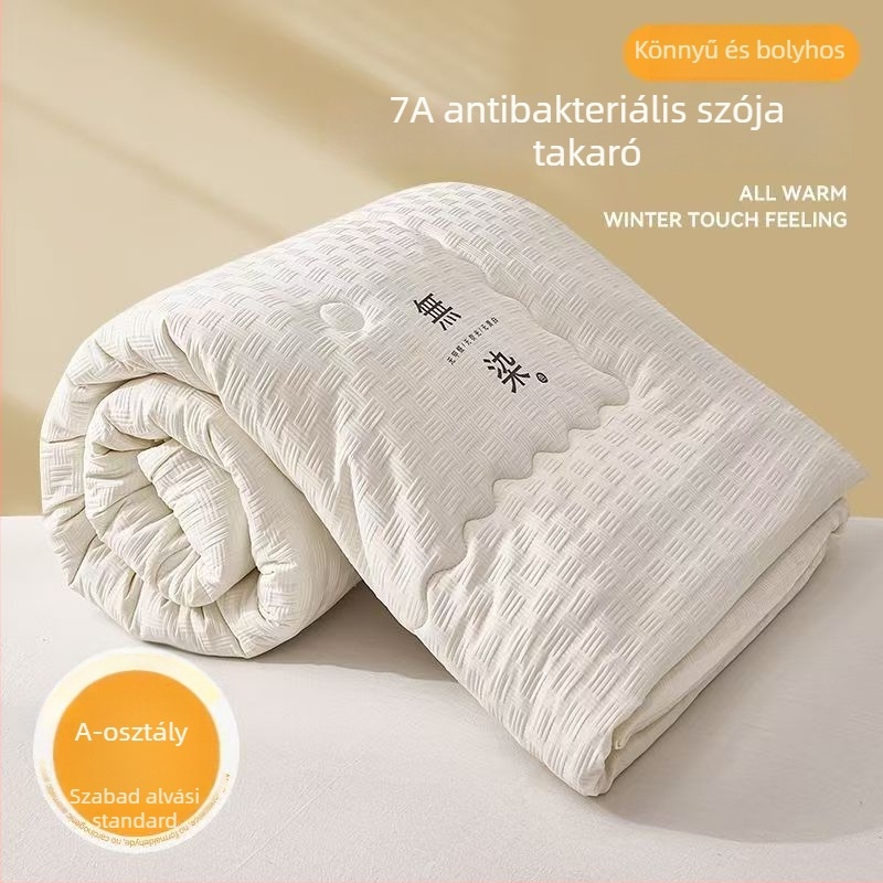 Szójafehérje rostból készült paplan, négy évszakos, téli meleg és nyári hűvösség, 1,5–2 kg