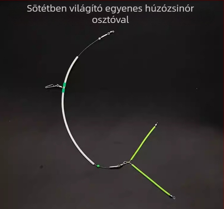 Fényes anti-zavaró tengeri horgászkészlet hajózáshoz, középen kiegyensúlyozott tartóval és osztóval
