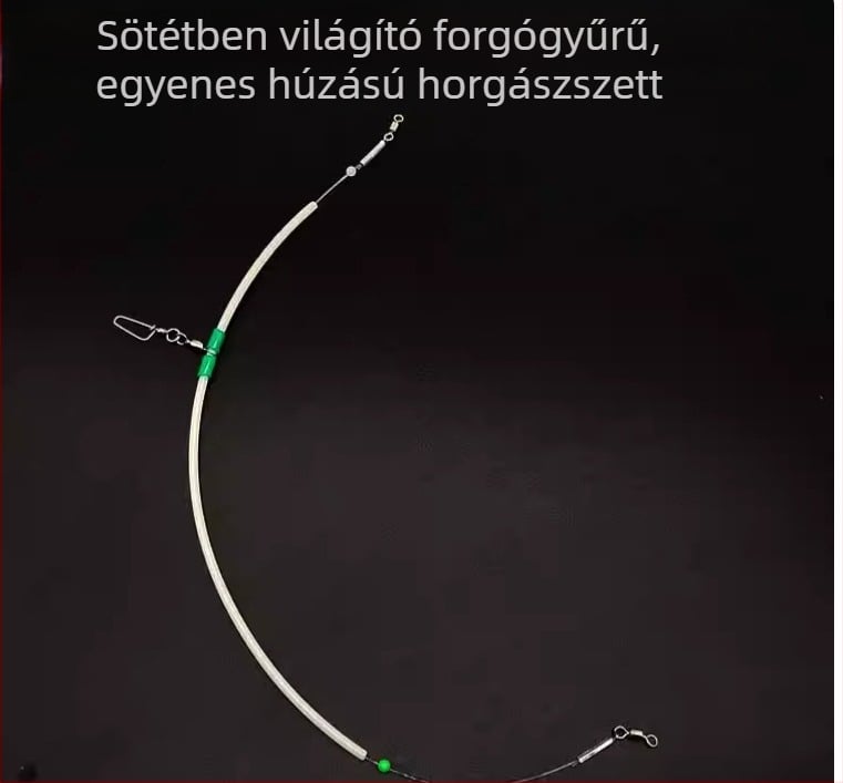 Fényes anti-zavaró tengeri horgászkészlet hajózáshoz, középen kiegyensúlyozott tartóval és osztóval