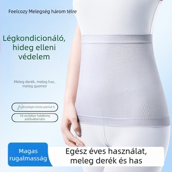 Pamut deréköv a melegítéshez, védi a hasat és megfázás ellen nyáron; vékony kialakítás alvás közben légkondicionált szobában.