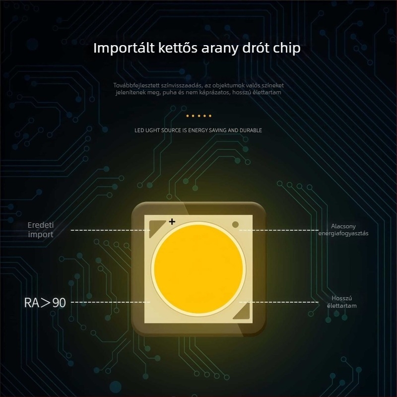 Kétfejes COB LED beépített downlight, tükröződésgátló, beépített, ruházati üzletek, nappalik, hálószobák, folyosók és dolgozószobák számára