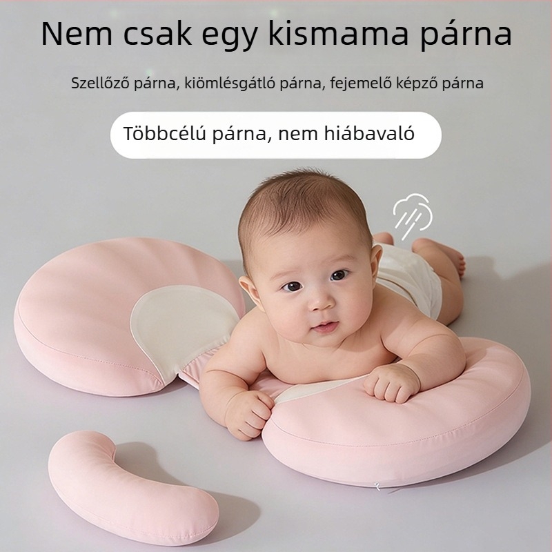 U-alakú terhességi párna deréktámasz és has-támogatás, oldalsó alváshoz